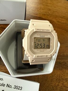 Casio Baby-G Pink Beige Digital Sports Watch BGD565-4